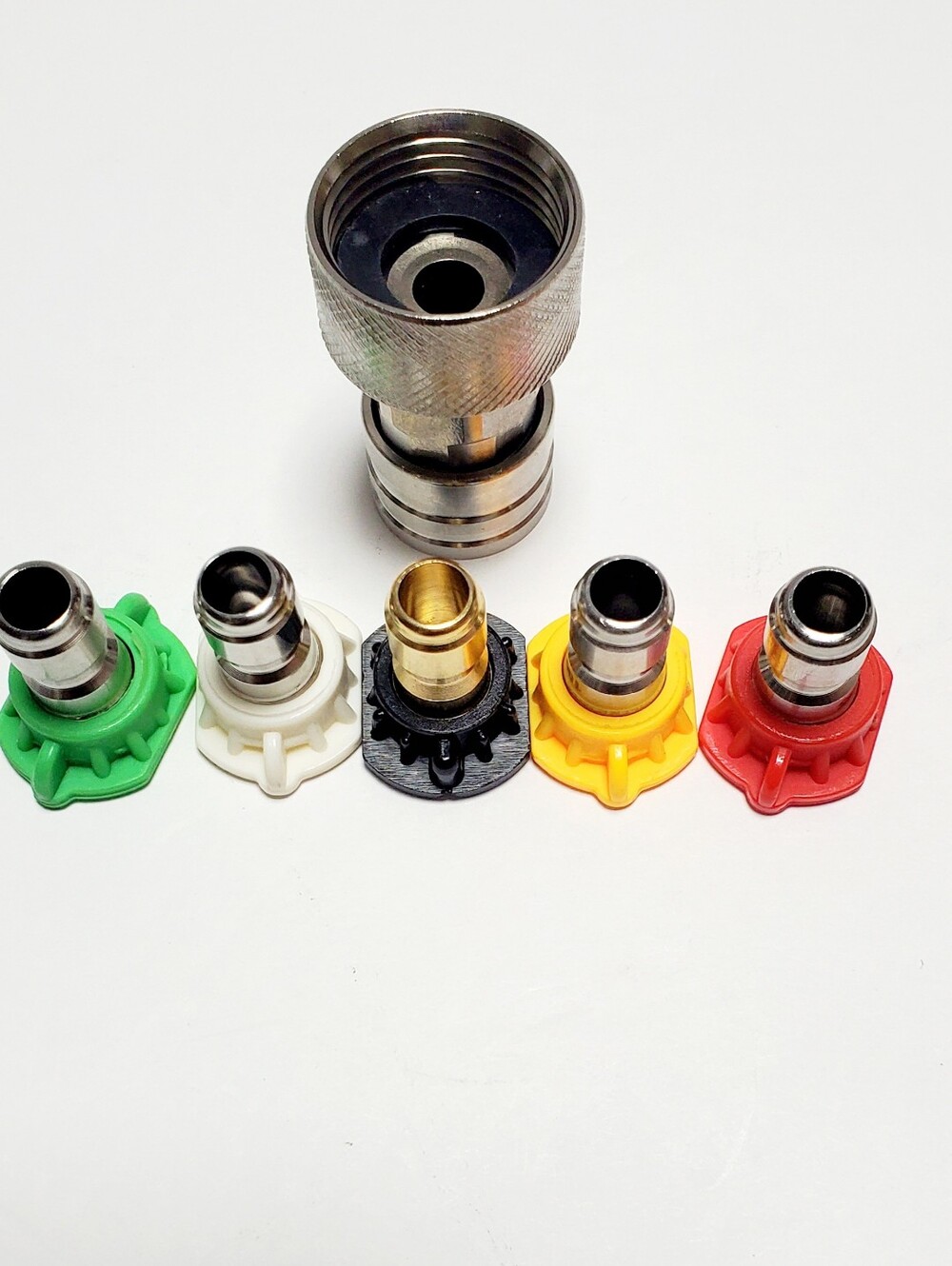 Pressure Washer Quick-Connect Spray Nozzles & 1/4" Quick Couple Set New